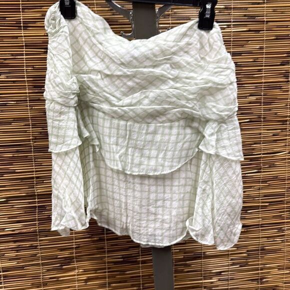 Minkpink Women's Oxley Ruffled Mini Skirt - Multi Size L - Picture 2 of 3